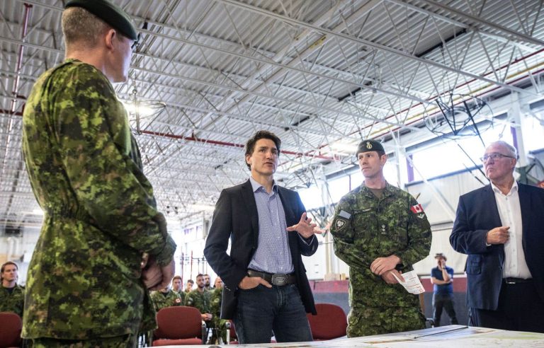 Justin Trudeau stopped in Alberta for a wildfire debrief