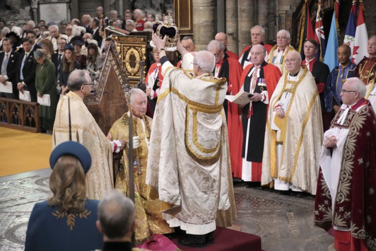 King Charles III was crowned