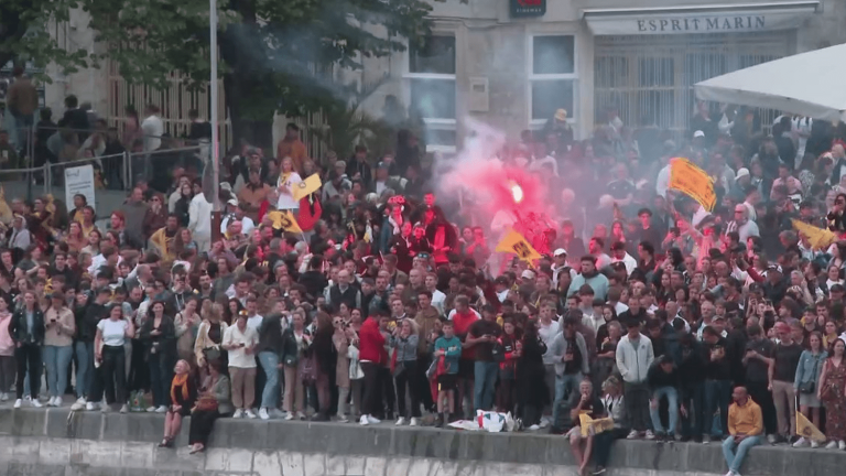 La Rochelle celebrates its heroes after the victory in the European Cup