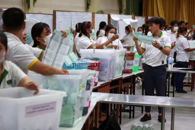 Legislative elections in Thailand |  Opposition parties ahead, according to a partial count