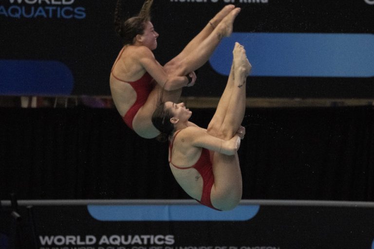 Montreal Diving World Cup |  A rewarding leap into the unknown for Mia Vallée and Pamela Ware