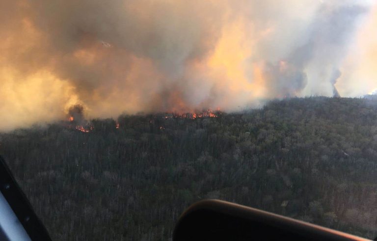 Nova Scotia wildfire still out of control