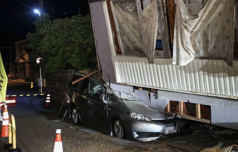 One dead and 23 injured in powerful earthquake in Japan