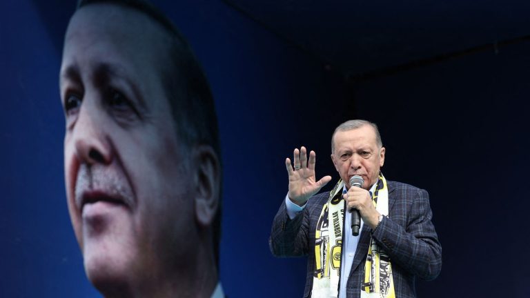 Recep Tayyip Erdogan has 60 times more air time on public television than his rival