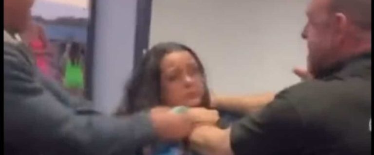 Shocking video: Security guard fired for strangling teen