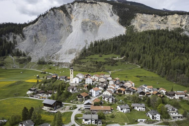 Swiss village evacuated due to impending landslide