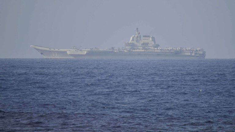 Taipei reports the passage of a Chinese aircraft carrier near its waters