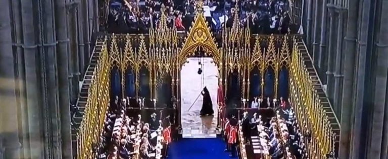 The reaper at the coronation ceremony of Charles III?