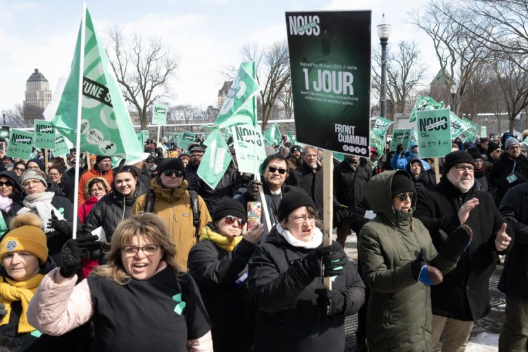 Union Common Front of Quebec State Employees |  In the absence of an improved offer, the specter of a strike in the fall