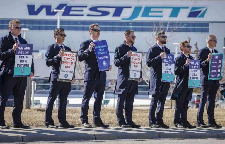 WestJet cancels flights ahead of pilot strike