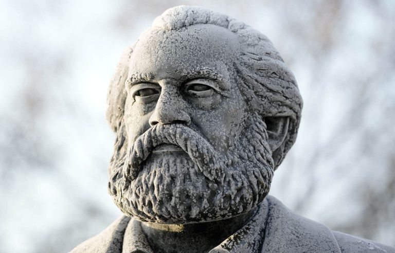 What analysis would Karl Marx make of the exponential dividends paid to shareholders?