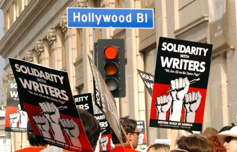 Writers go on strike in Hollywood