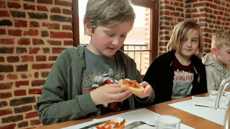 a restaurant that serves as a canteen for students