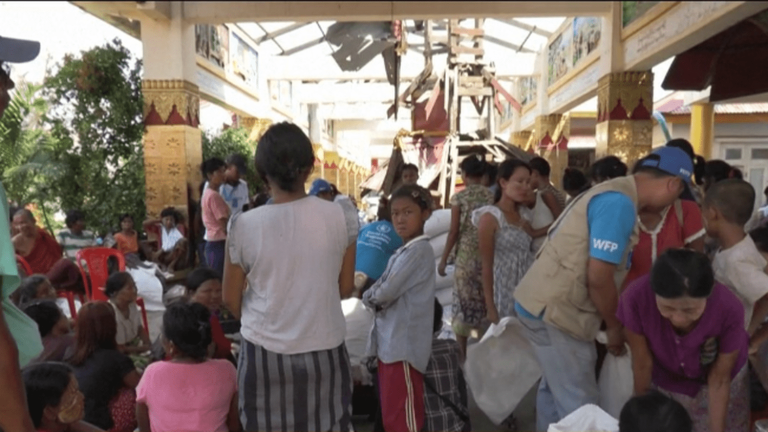 after Cyclone Mocha, water and food are sorely lacking