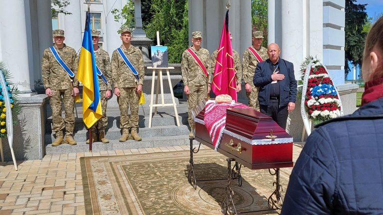 an American, killed in Bakhmout, buried in Ukraine in accordance with his last wishes