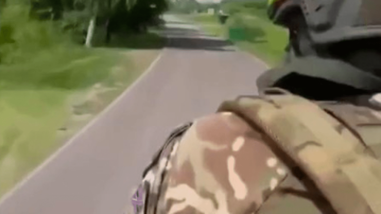 an armed group manages to enter Russia