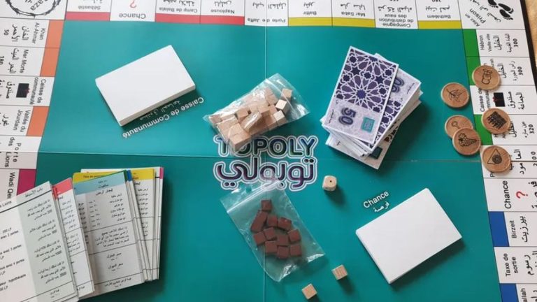 discovering “Topoly”, a board game that takes place in the Occupied Palestinian Territories