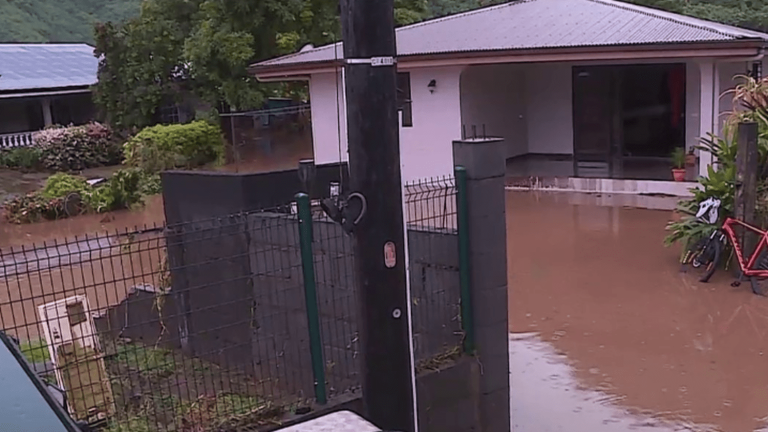 floods devastate the village of Teahupoo