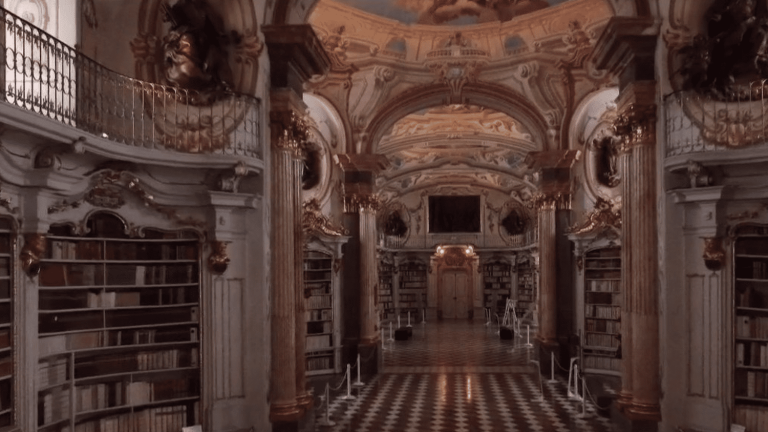 in Austria, a thousand-year-old library star of social networks