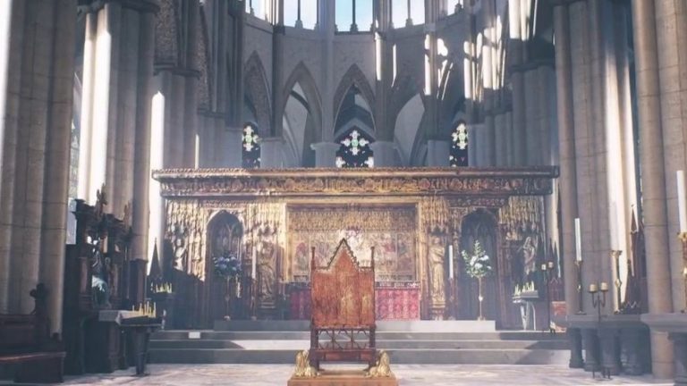 in the heart of Westminster Abbey, a 13th-century Gothic gem