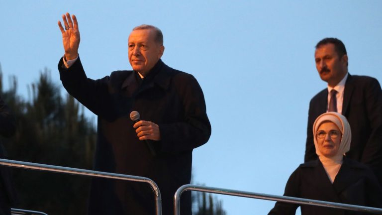 incumbent President Recep Tayyip Erdogan claims victory in the second round with 52% of the vote, according to the two Turkish news agencies