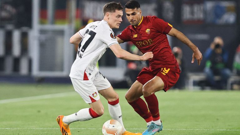 initially dominated, Roma react against Leverkusen