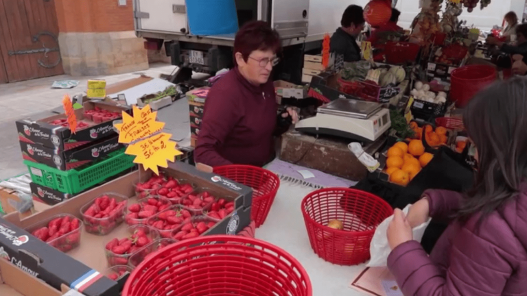 spared French fruits and vegetables