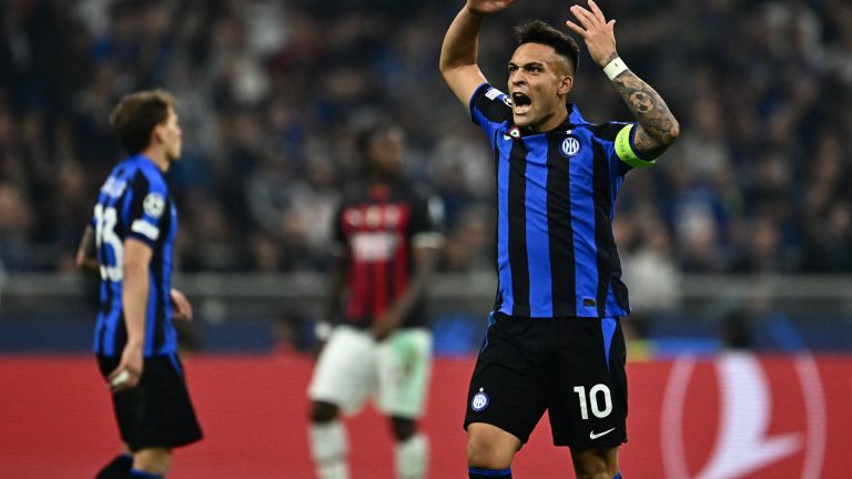 the Interistes qualified for the Champions League final after their victory over the Rossoneri