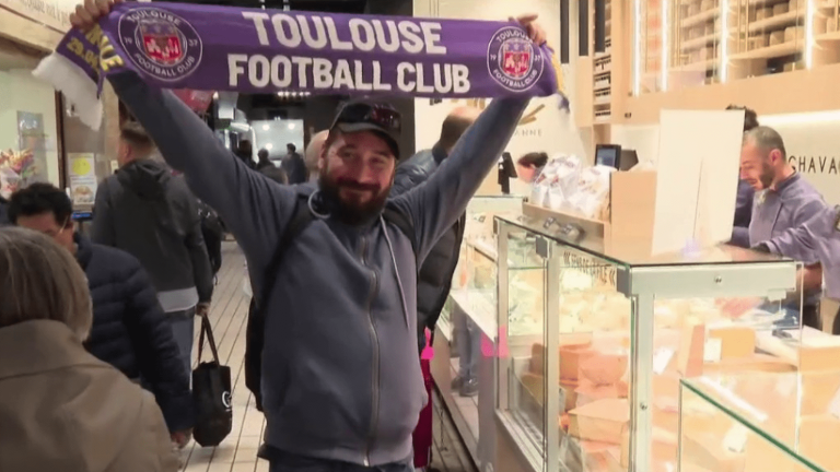 victory of Toulouse, the pink city in jubilation