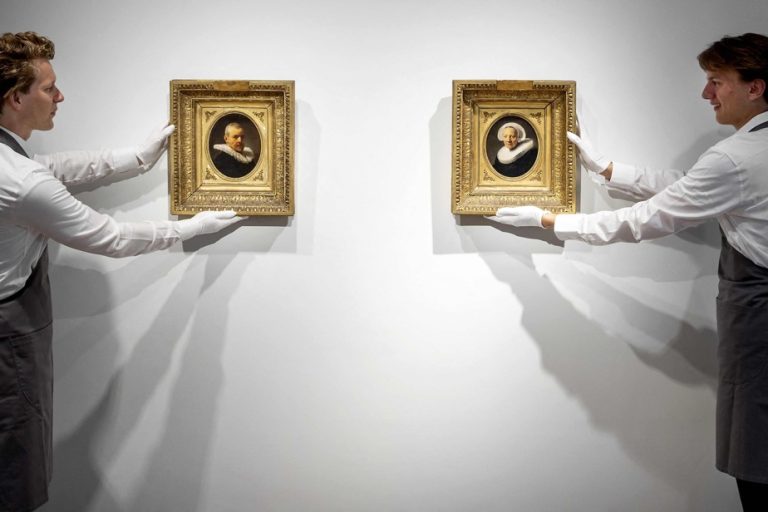 Two portraits of Rembrandt, hidden for 200 years, soon to be auctioned