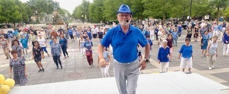 30 years of social dancing with Ronald Lacoste in front of the old Maisonneuve Market