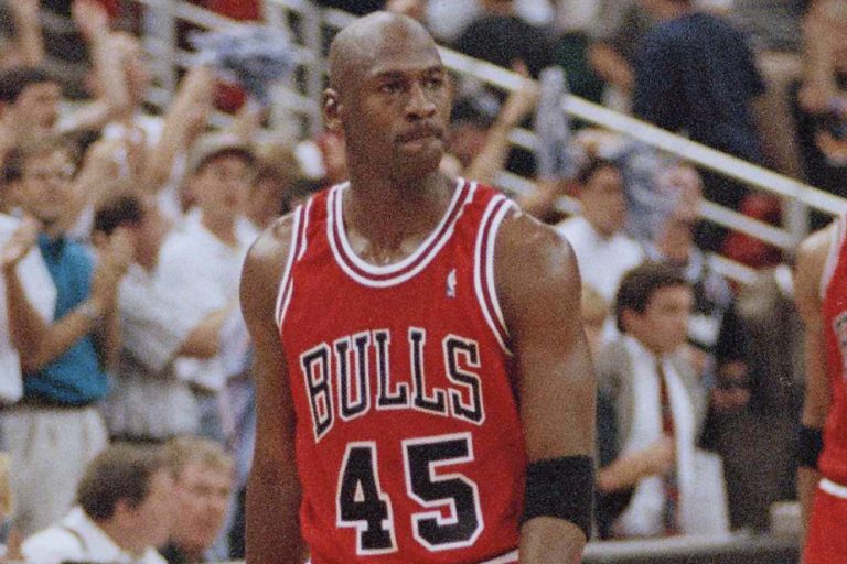 A pair of sneakers worn by Michael Jordan sold for 1.38 million