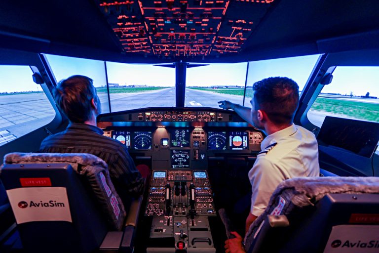 At the Delta Hotel, near Place des Arts |  A second Montreal flight simulator