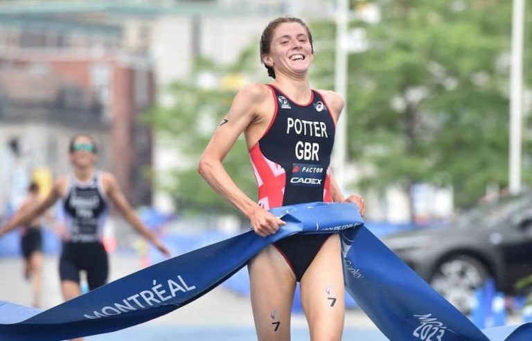 Beth Potter wins gold at Montreal Triathlon, Emy Legault 40th