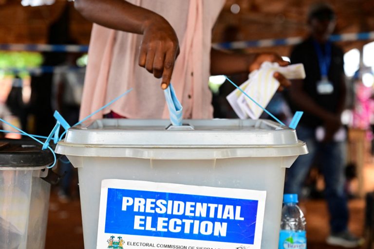 Counting begins in Sierra Leone