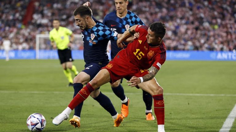 Croatia dominates against Spain but cannot find the fault