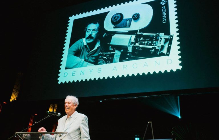 Denys Arcand celebrated with a Canada Post stamp