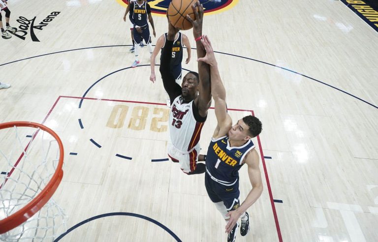 Heat win in Denver to tie 1-1 in NBA Finals