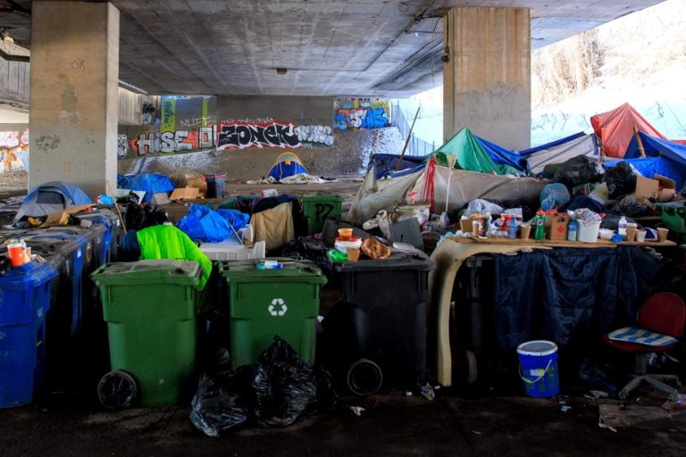 Homeless under the Ville-Marie highway |  The court orders the dismantling of the camp