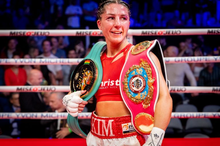 IBF and WBO titles |  Kim Clavel will face Evelin Nazarena Bermudez in October in Laval