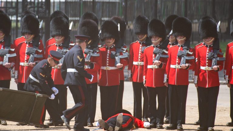 In the skin of information.  What to know about the British Royal Guards uniform on the King’s birthday