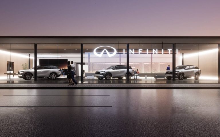 Infiniti wants to reinvent its image, its dealerships… and its smell