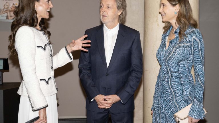 Kate Middleton and Paul McCartney gathered in London for the reopening of the National Portrait Gallery