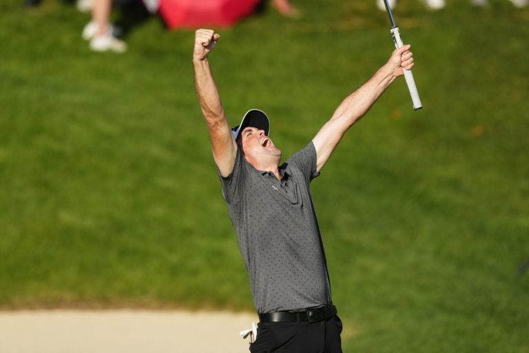 Keegan Bradley wins the Travelers Championship