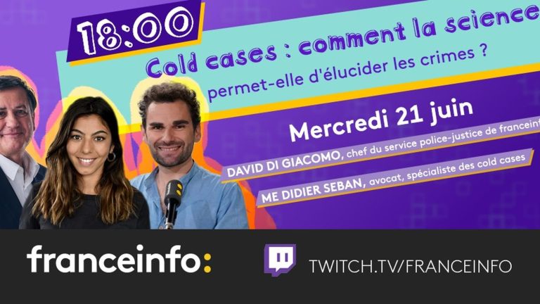 LIVE VIDEO – Cold Cases: how does science help solve crimes?  The Franceinfo Talk debate