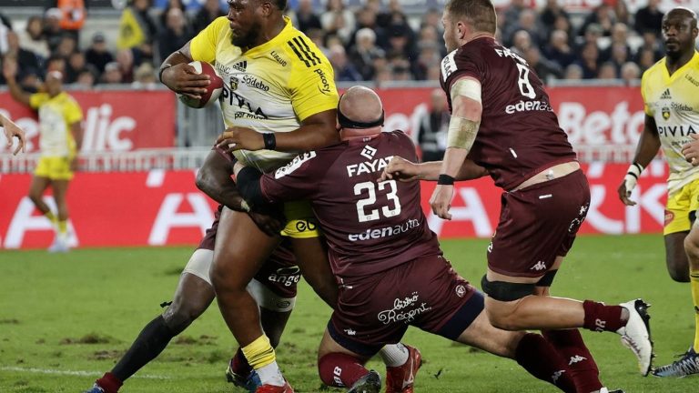 Les Rochelais score the first try against Bordeaux… Follow the second semi-final