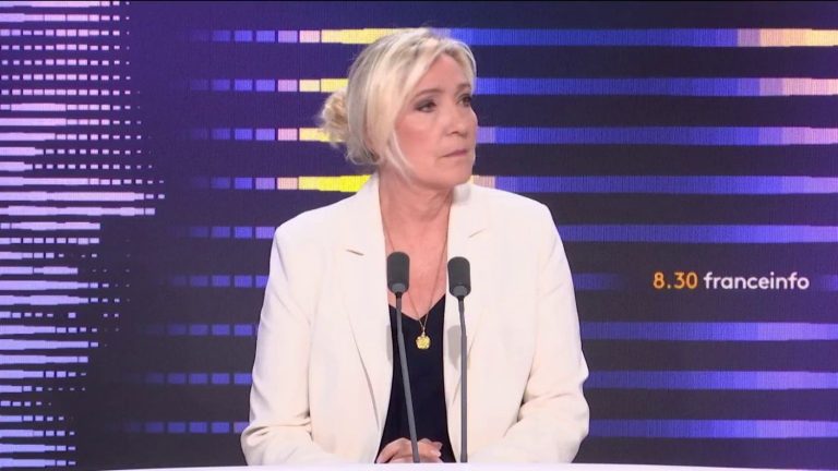 Marine Le Pen accuses Emmanuel Macron of “meddling in what does not concern him”