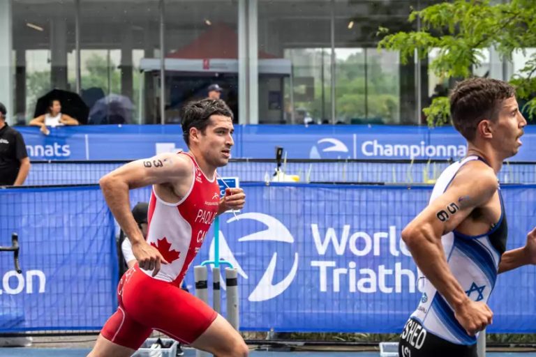 Montreal Triathlon |  Quebecer Charles Paquet equals his best result