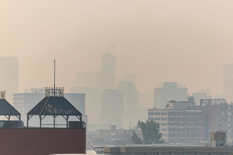 Montreal, city with the worst air quality in the world