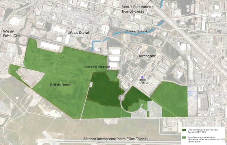 Montreal is expanding the Sources nature park